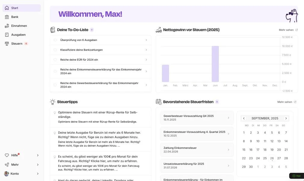 Accountable StartScreen