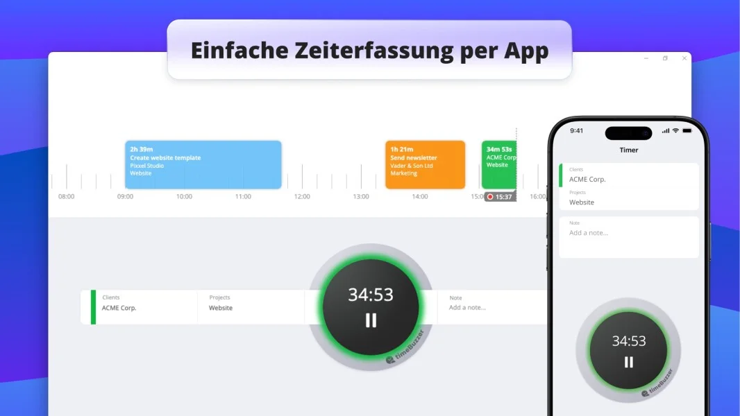 01 timeBuzzer einfache-zeiterfassung-per-app