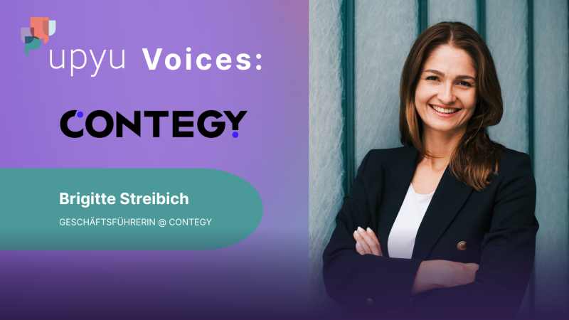 Brigitte Streibich, Geschaeftsfuehrerin bei Contegy, im UPYU Interview