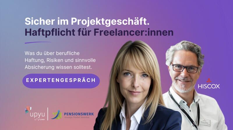Sicher im Projektgeschäft. Haftung für Freelancer:innen