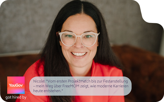 Frau macht Statement zum Recruiting mit UPYU
