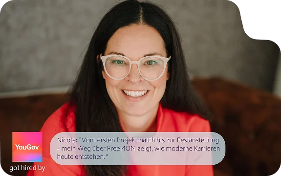 Frau macht Statement zum Recruiting mit UPYU