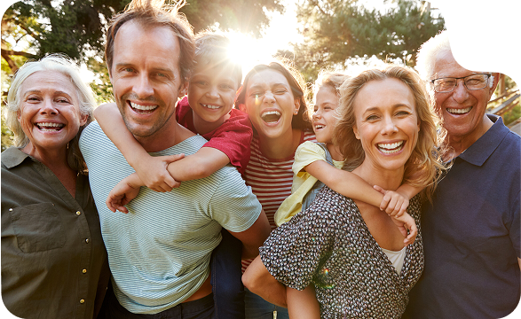 Familie mehrere Generation 